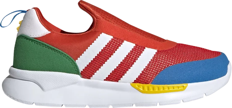 Adidas LEGO x ZX 360 J 'Bold Orange' sneakers, orange