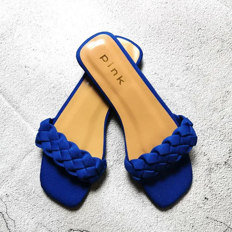 AMOZAE-- Fashionable Flat Slippers for Beach Comfort