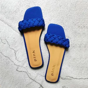 AMOZAE-- Fashionable Flat Slippers for Beach Comfort