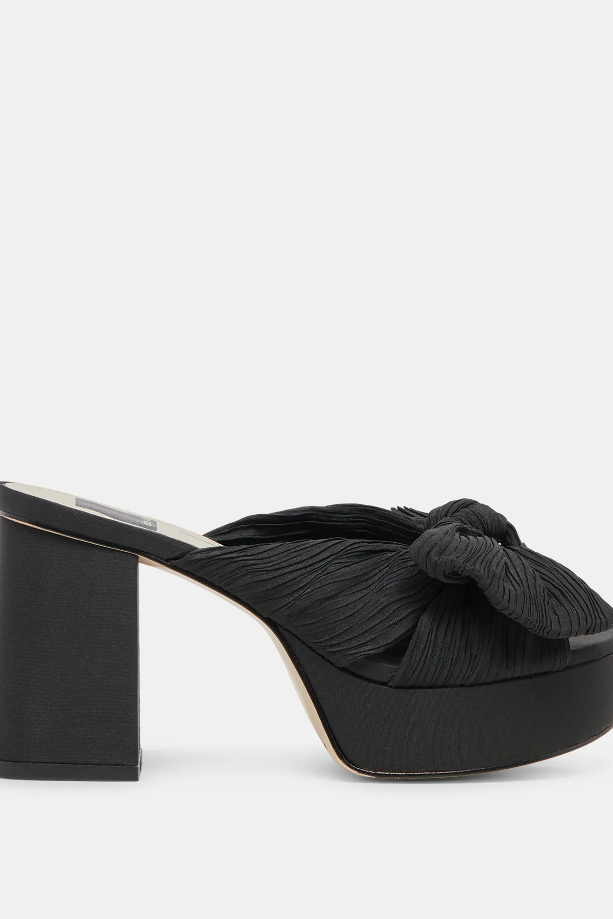 Blair Heels | Onyx Satin