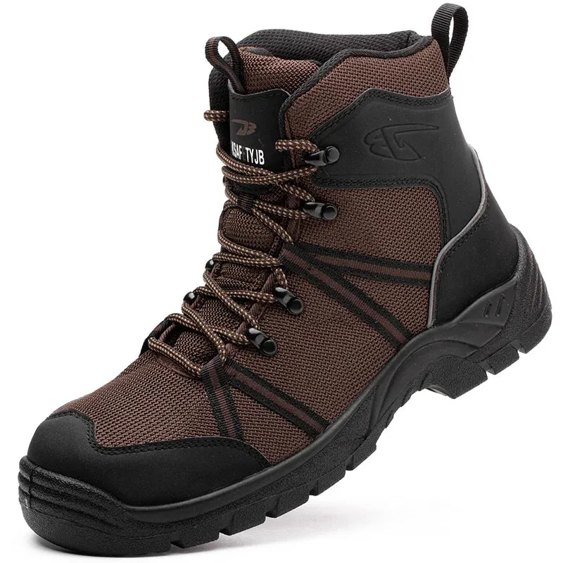 construction work boots, steel toe non-slip safety shoes