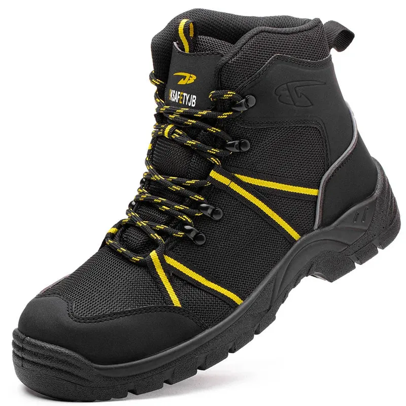 construction work boots, steel toe non-slip safety shoes