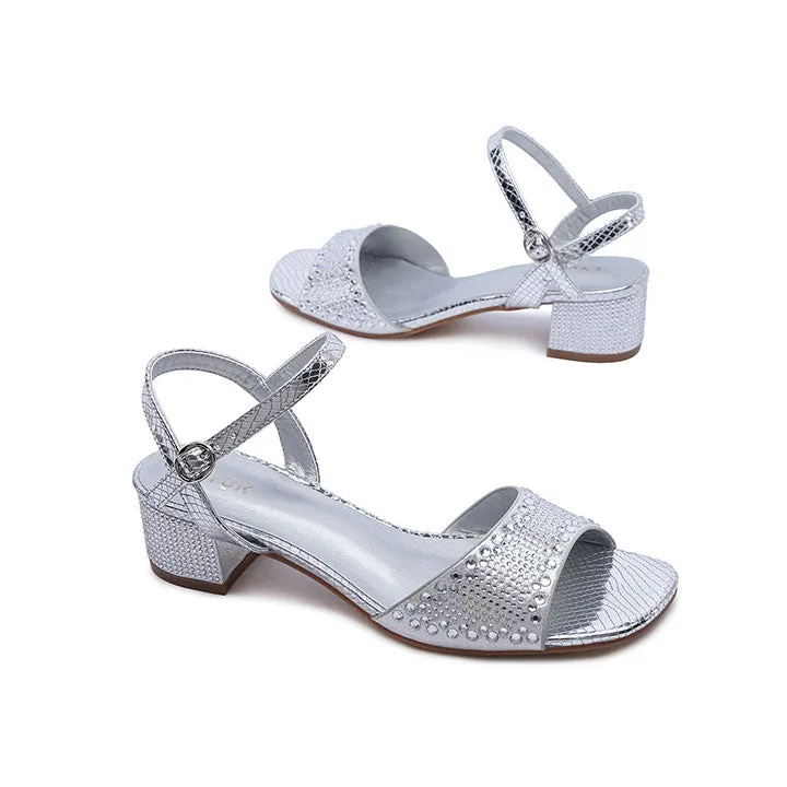 Crystal Metallic Mule BB 73