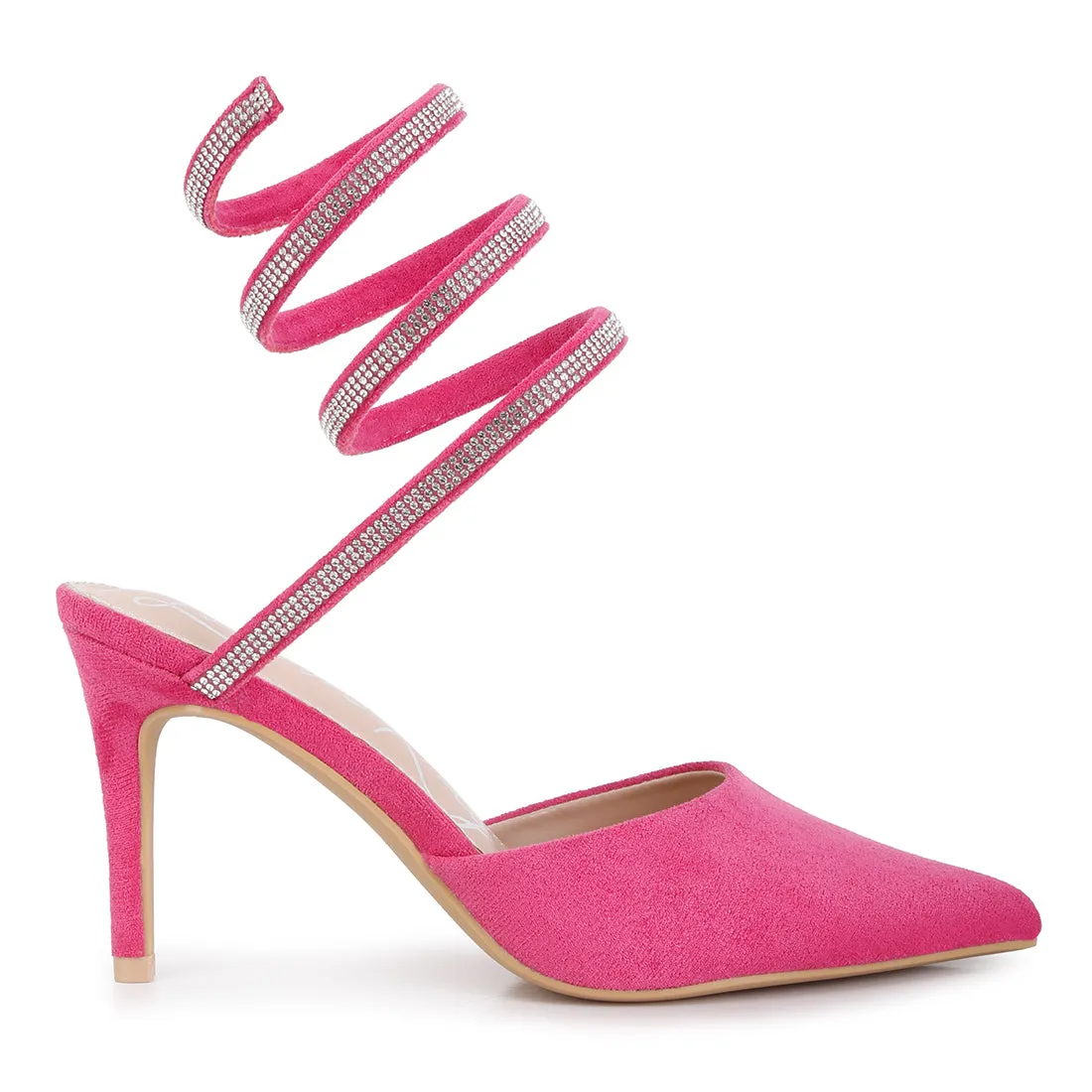 Elvira Rhinestones Embellished Sandals