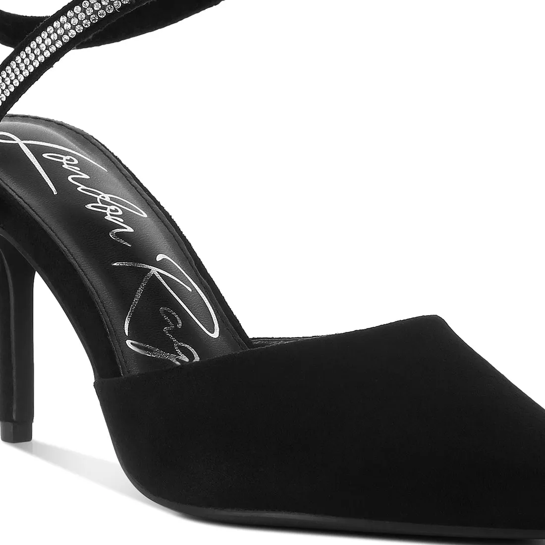 Elvira Rhinestones Embellished Sandals