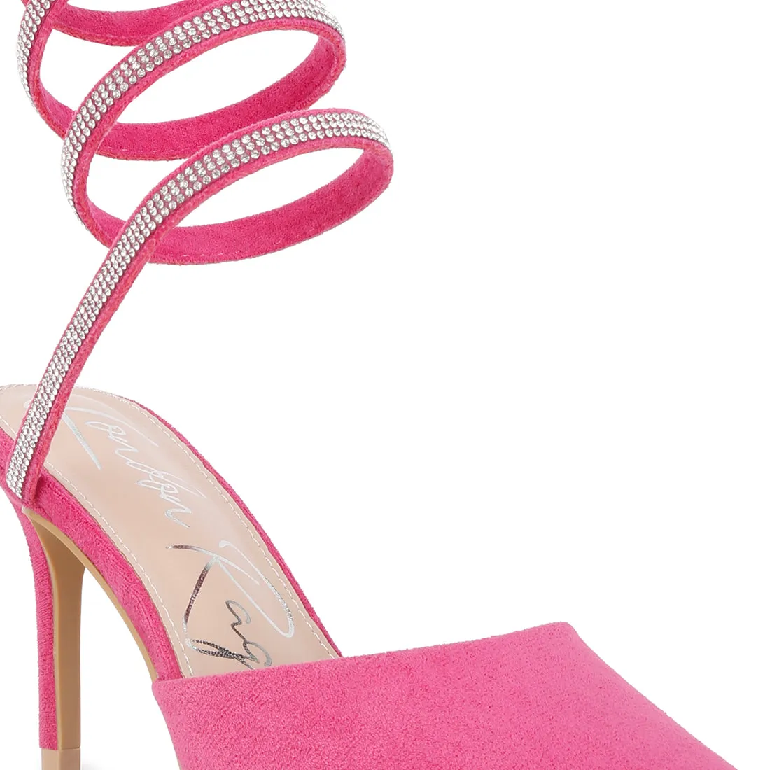 Elvira Rhinestones Embellished Sandals