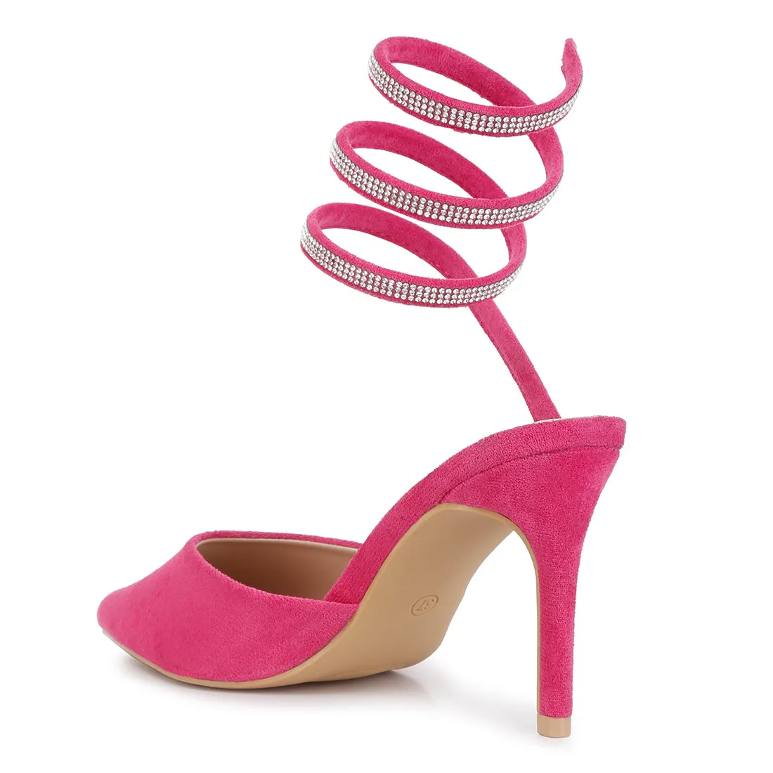 Elvira Rhinestones Embellished Sandals