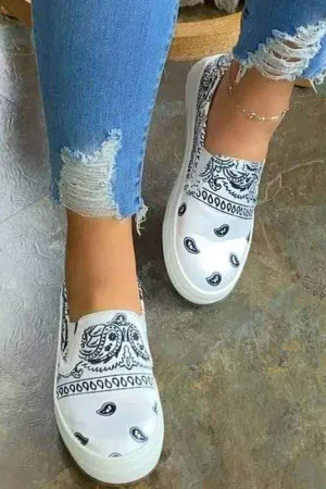 Fashion Casual Split Joint Round Out Door Shoes