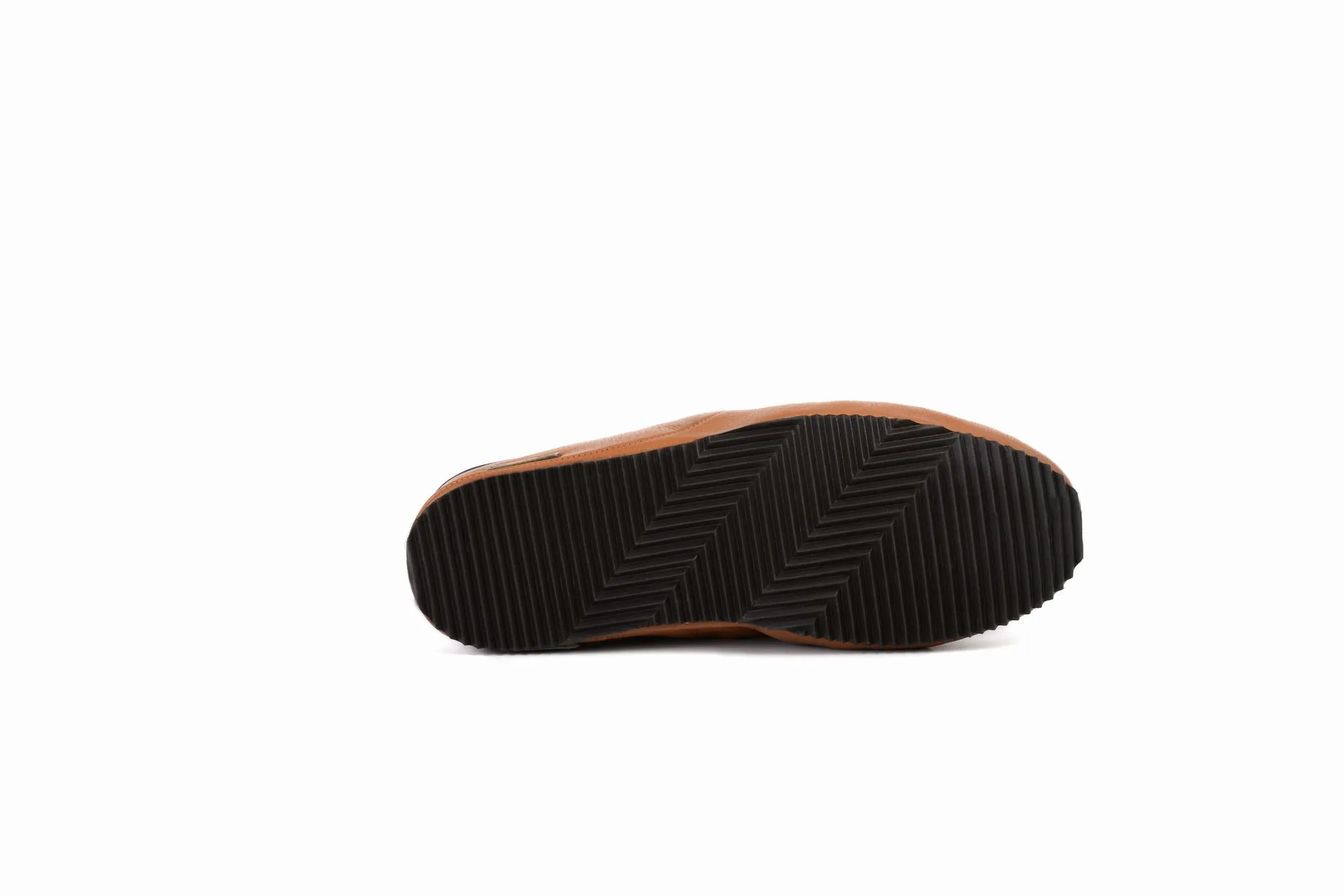 FOOT FEDERATION MOC-TOE WOMEN'S LEATHER SLIPPER TOBACCO