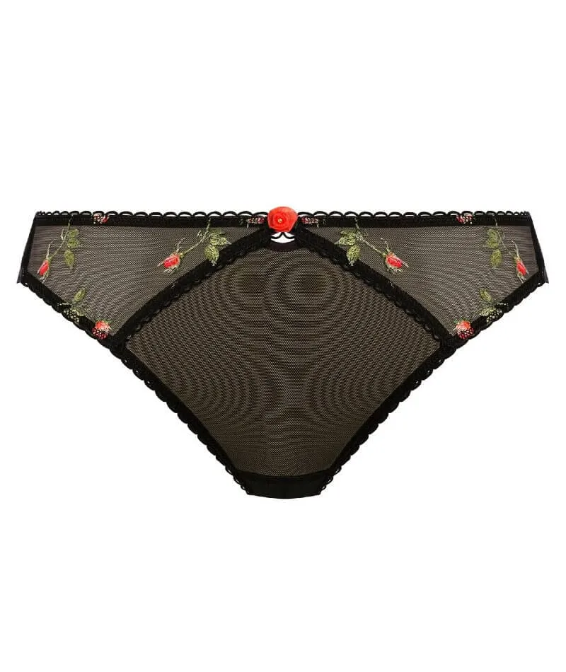 Freya Rose Blossom Brief - Black