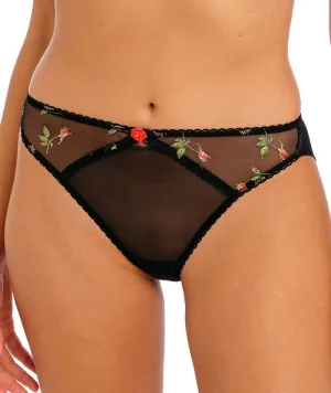 Freya Rose Blossom Brief - Black