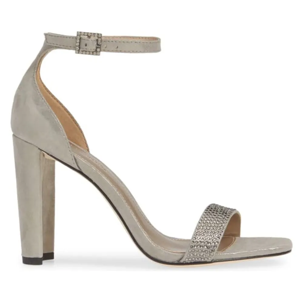 Gabi Pewter Shimmer Suede Pelle Moda Sandals
