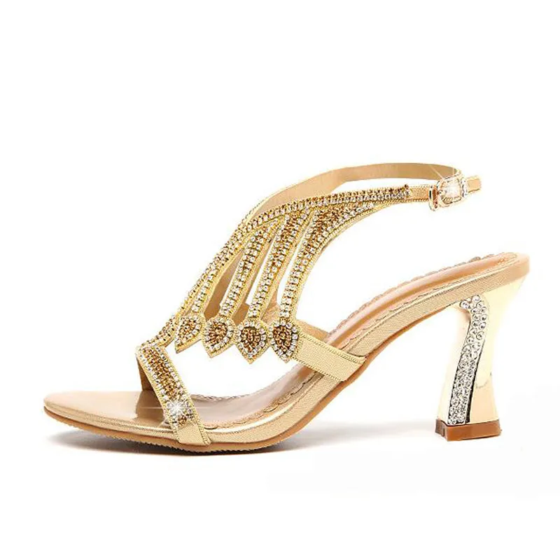 Glamorous One Heeled Sandals