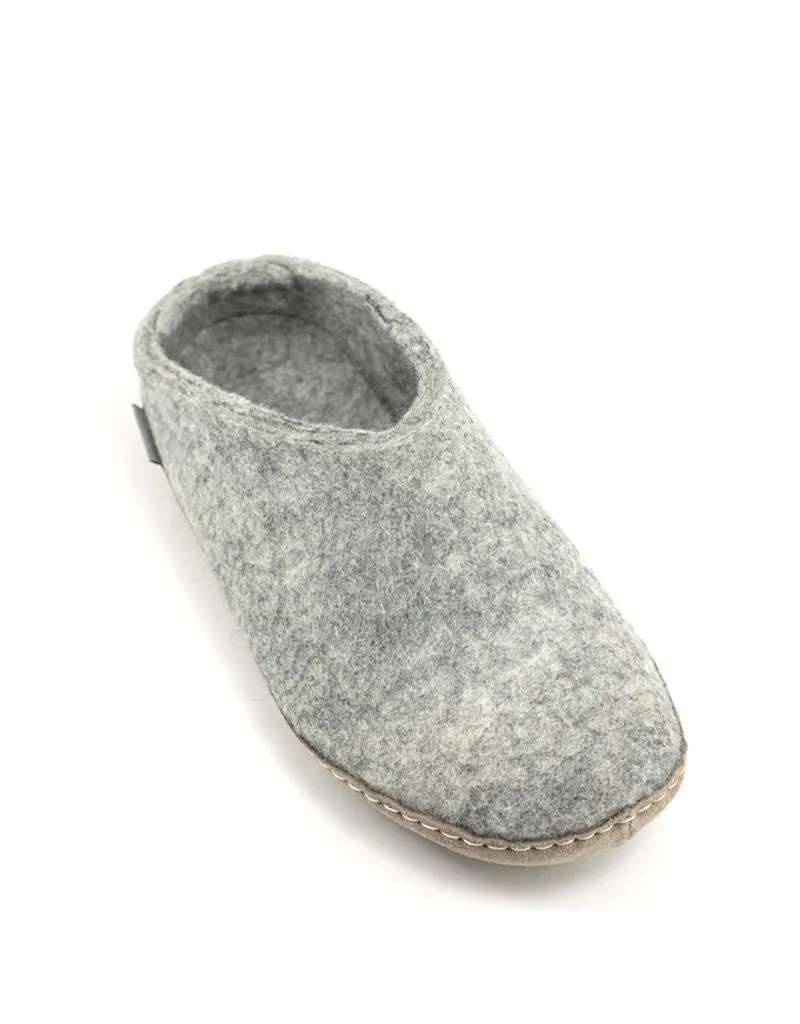 Glerups — Slip-on Suede Sole - Grey