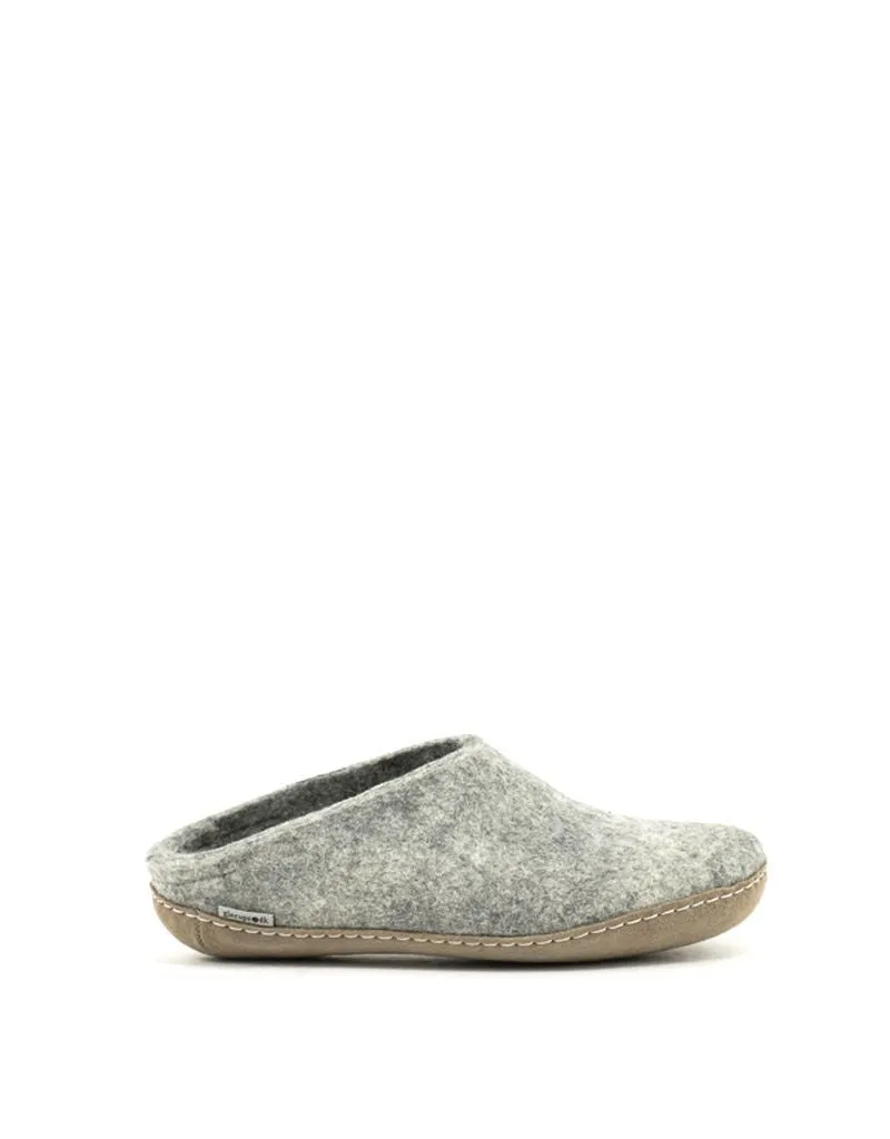 Glerups — Slip-on Suede Sole - Grey