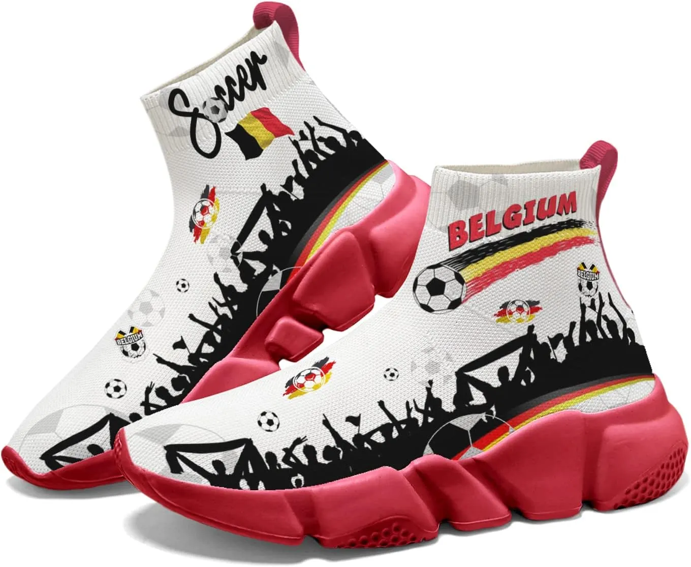 Hetios World Cup Painted Shoes Men's Sneakers Commemorative Running Shoes