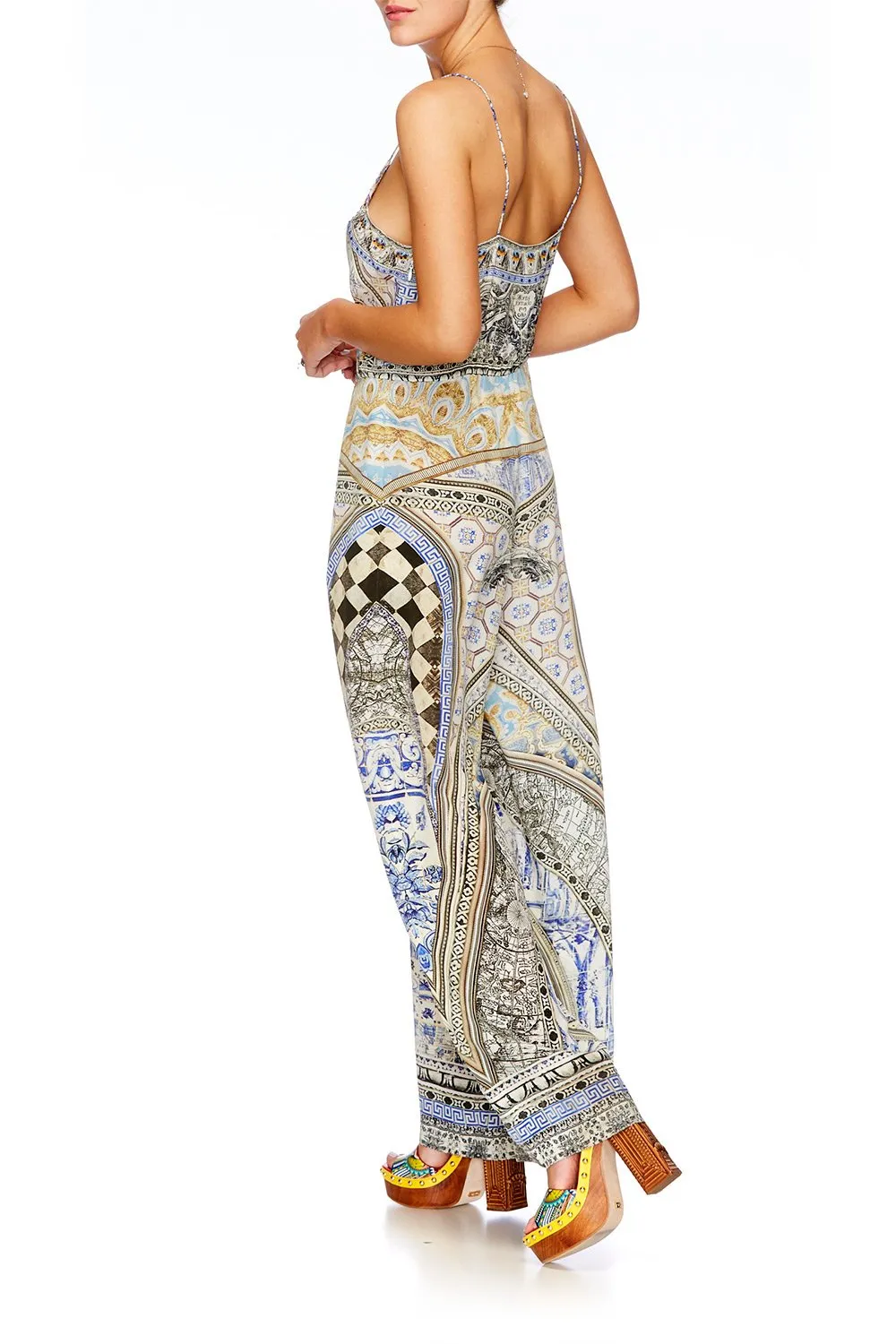 LOW V CROSS FRONT JUMPSUIT LOST IN A DREAM