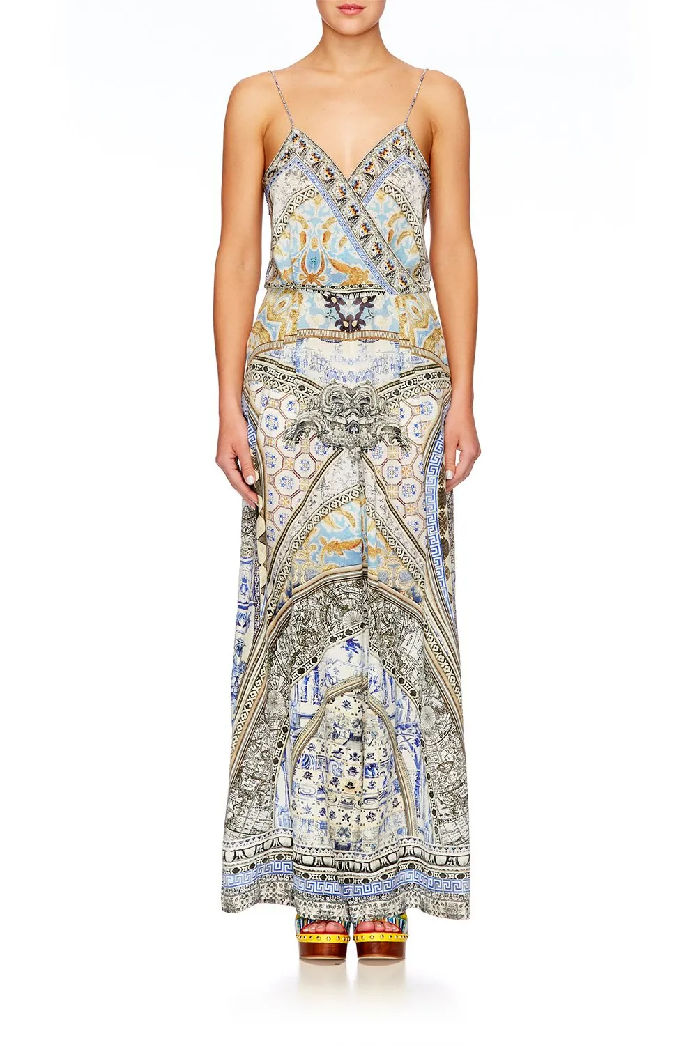 LOW V CROSS FRONT JUMPSUIT LOST IN A DREAM