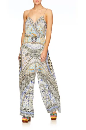 LOW V CROSS FRONT JUMPSUIT LOST IN A DREAM
