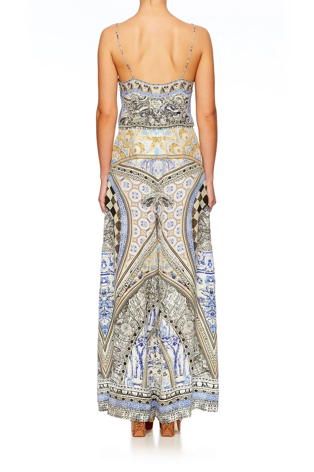 LOW V CROSS FRONT JUMPSUIT LOST IN A DREAM