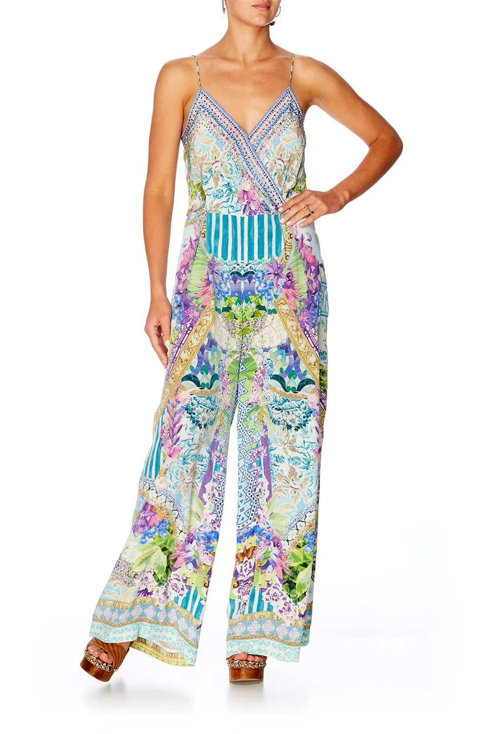 LOW V CROSS FRONT JUMPSUIT SALVADOR FIELDS FOREVER
