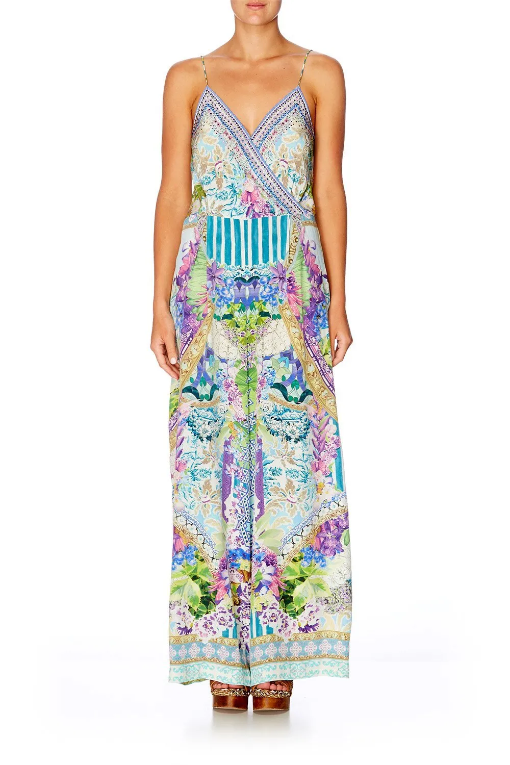 LOW V CROSS FRONT JUMPSUIT SALVADOR FIELDS FOREVER