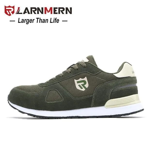 Men Steel Toe Work Safety Shoes Lightweight Breathable Smashing Non Slip Reflective Casual Sneaker