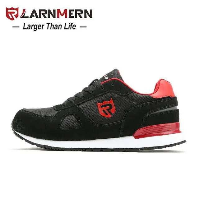 Men Steel Toe Work Safety Shoes Lightweight Breathable Smashing Non Slip Reflective Casual Sneaker