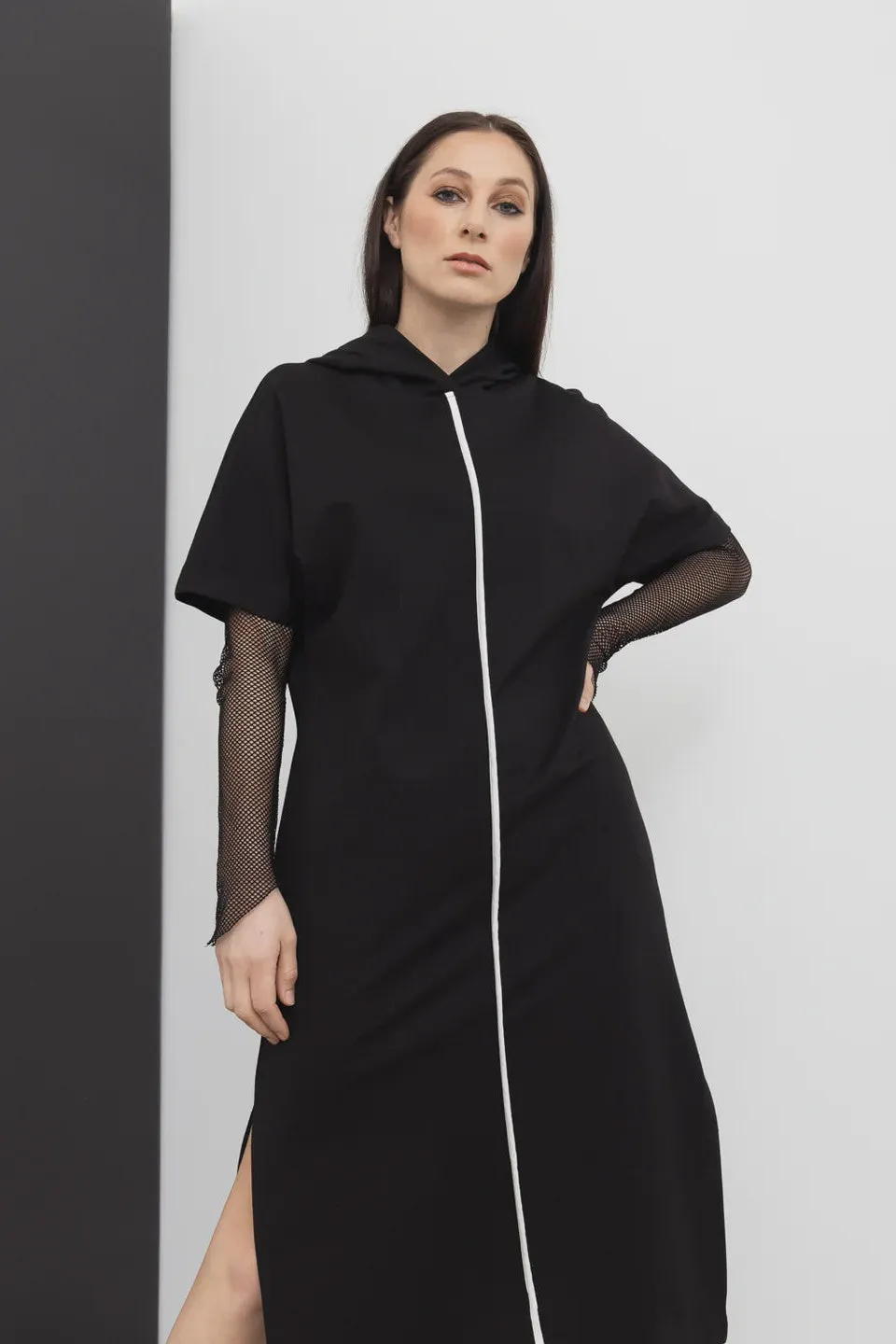Reflective Revel Dress / Black