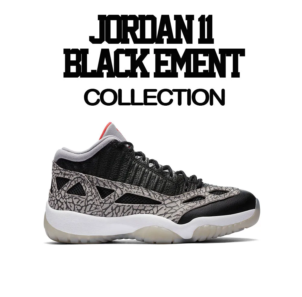 Retro 11 Black Cement Made You Look Shirt