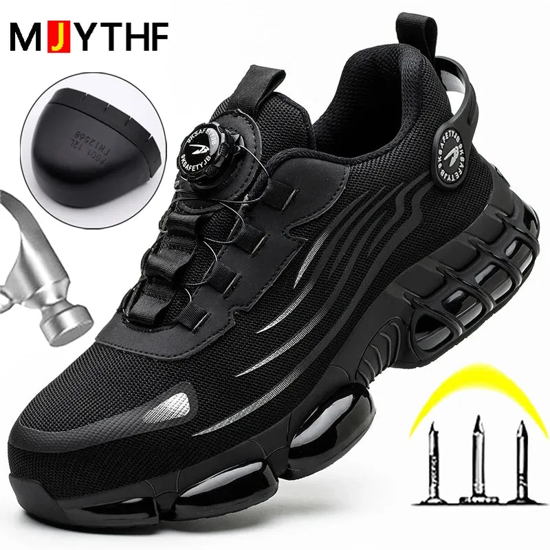 Rotating Button Safety Shoes