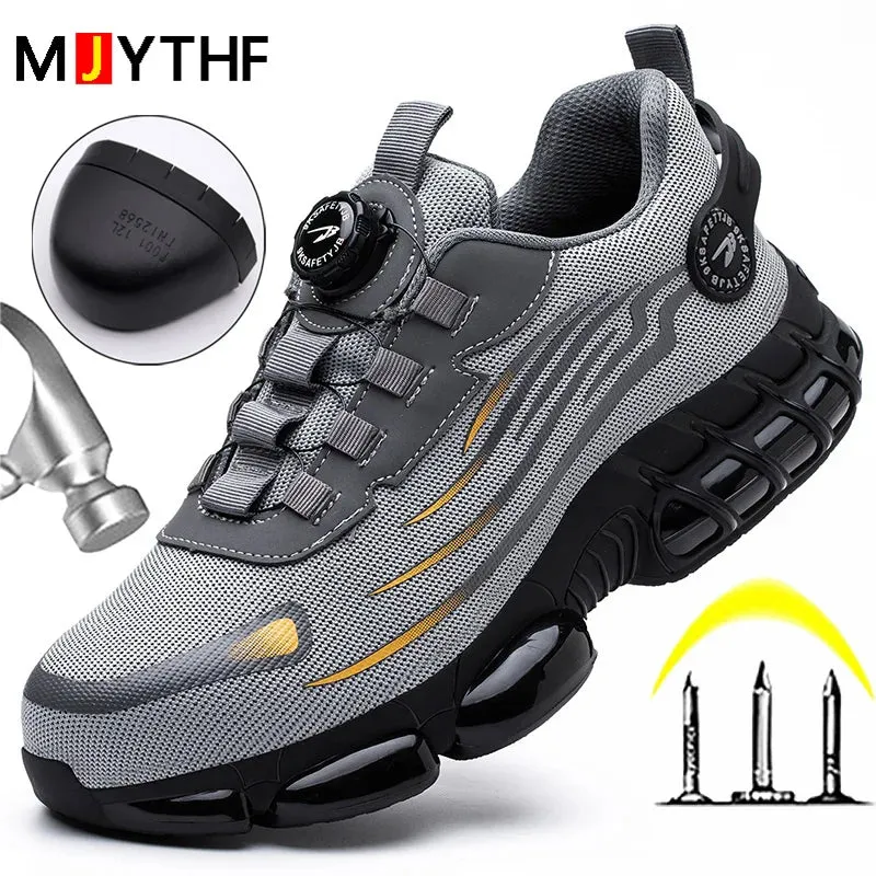 Rotating Button Safety Shoes