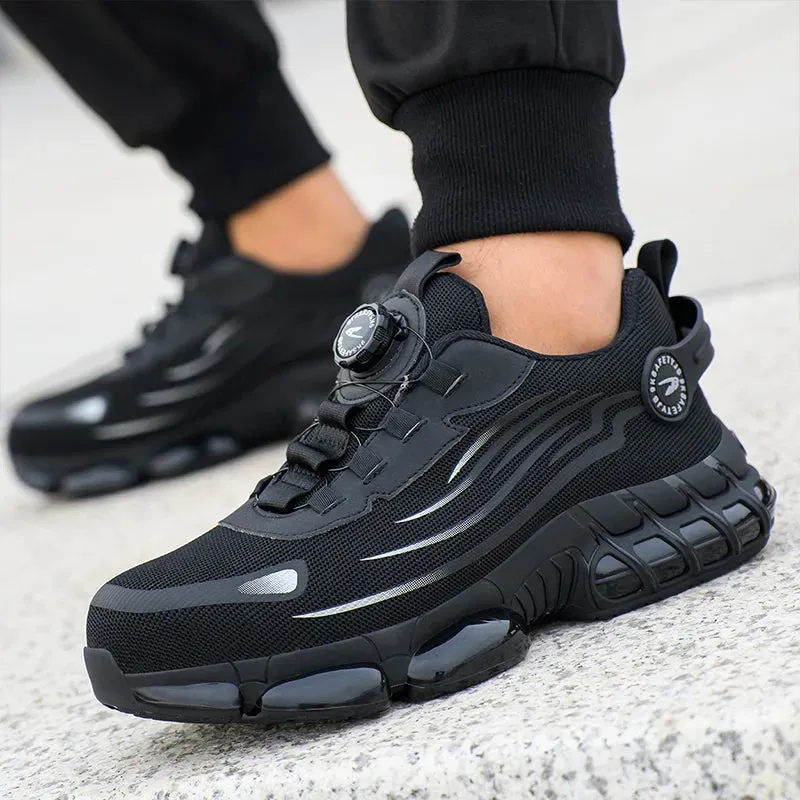 Rotating Button Safety Shoes