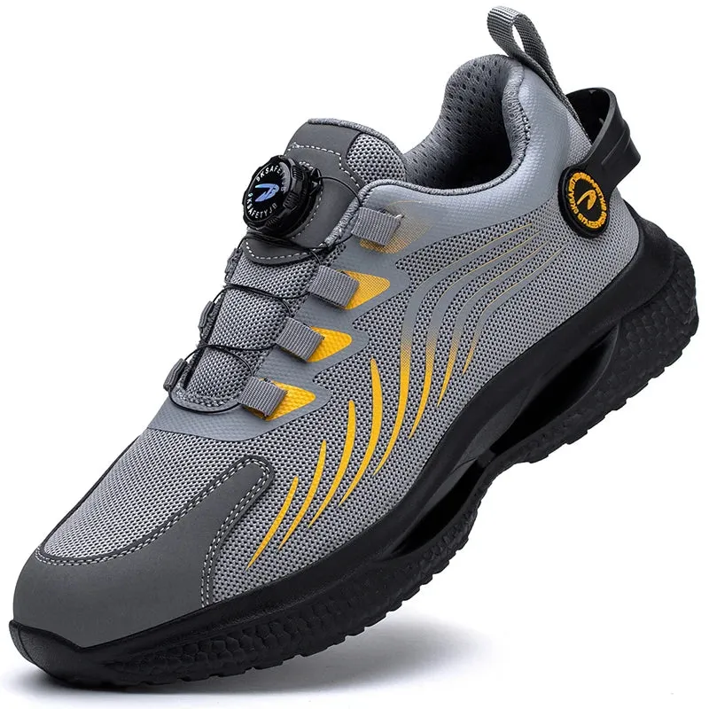 Rotating Button Safety Shoes
