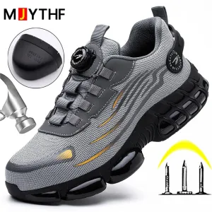 Rotating Button Safety Shoes