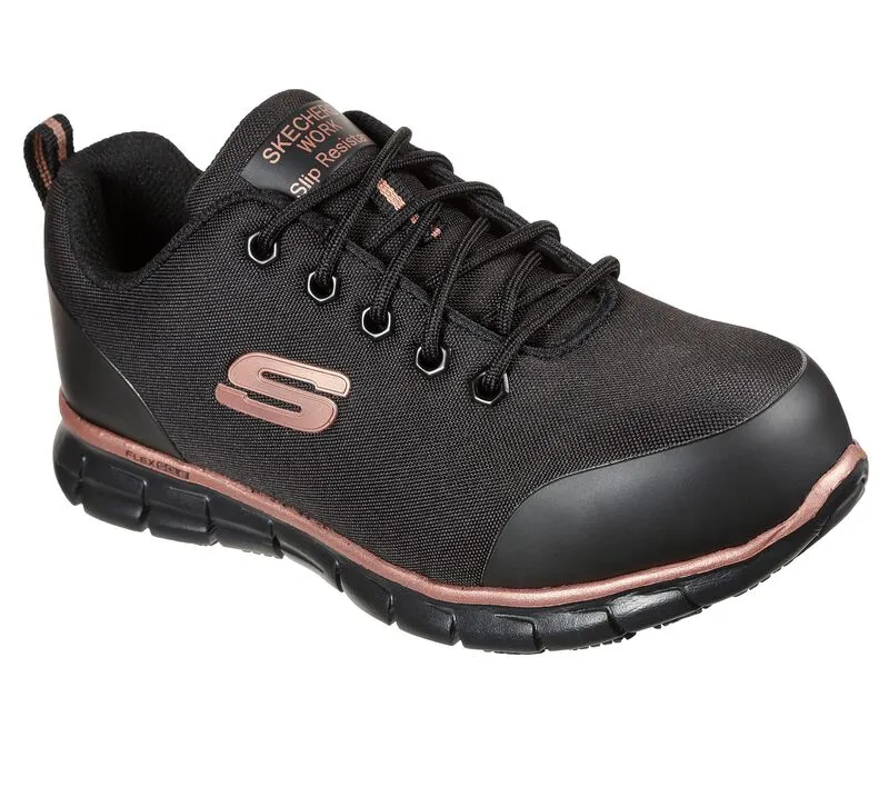 SKECHERS Women's Work Sure Track Allow Toe 108025