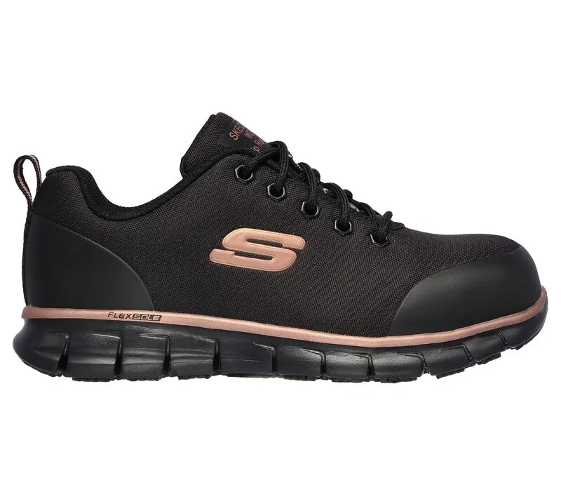 SKECHERS Women's Work Sure Track Allow Toe 108025