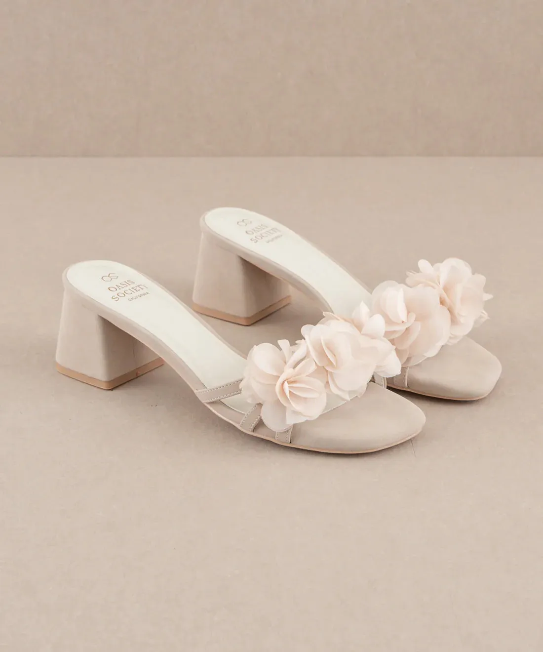 The Noor Romantic Petal Detail Heels