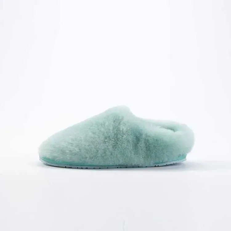 Top Quality Natural Sheepskin Fur Slippers - Genuine Wool Lining & Rubber Outsole