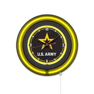 United States Army Double Neon Wall Clock*