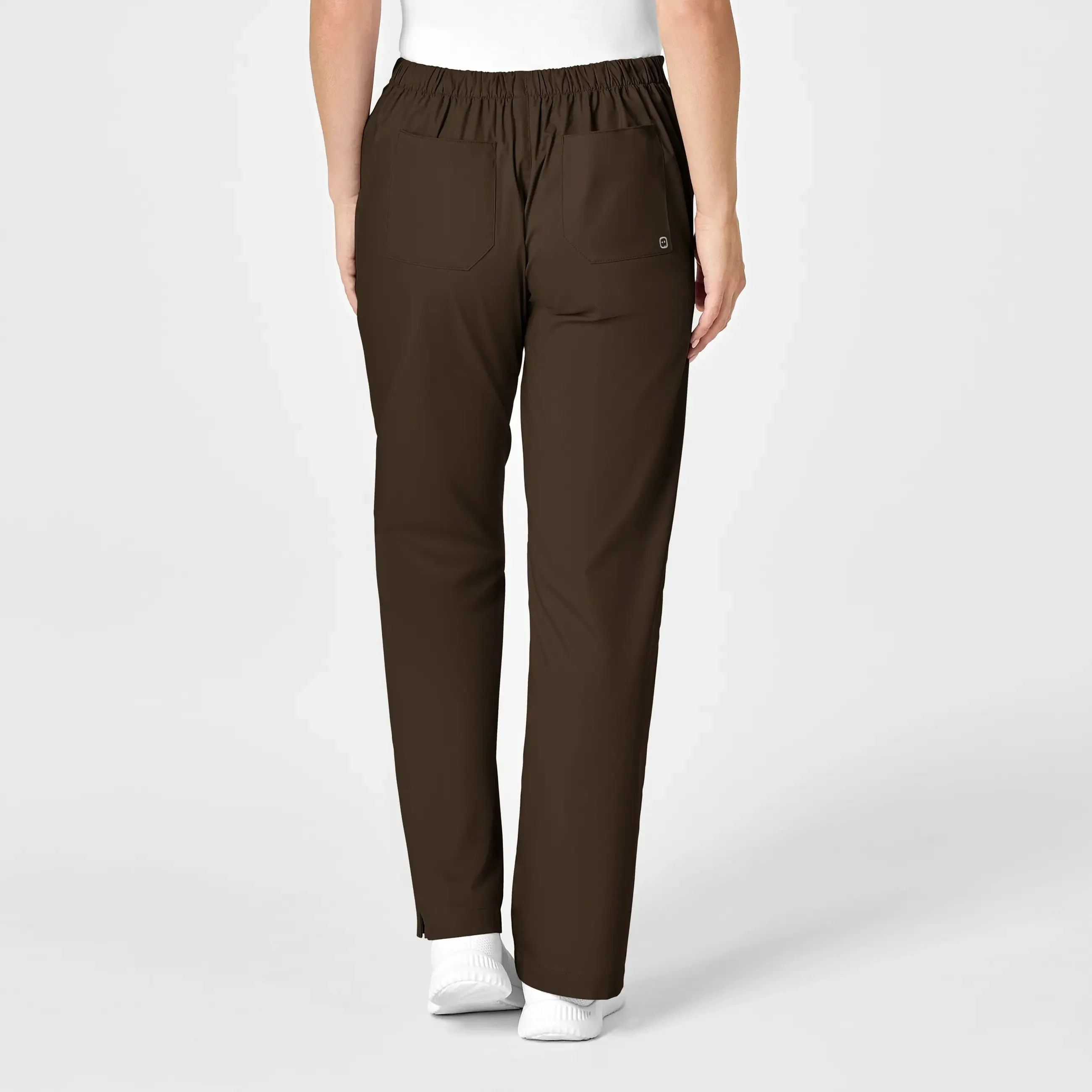 Wink Women's Flare Leg Scrub Pant - Chocolate