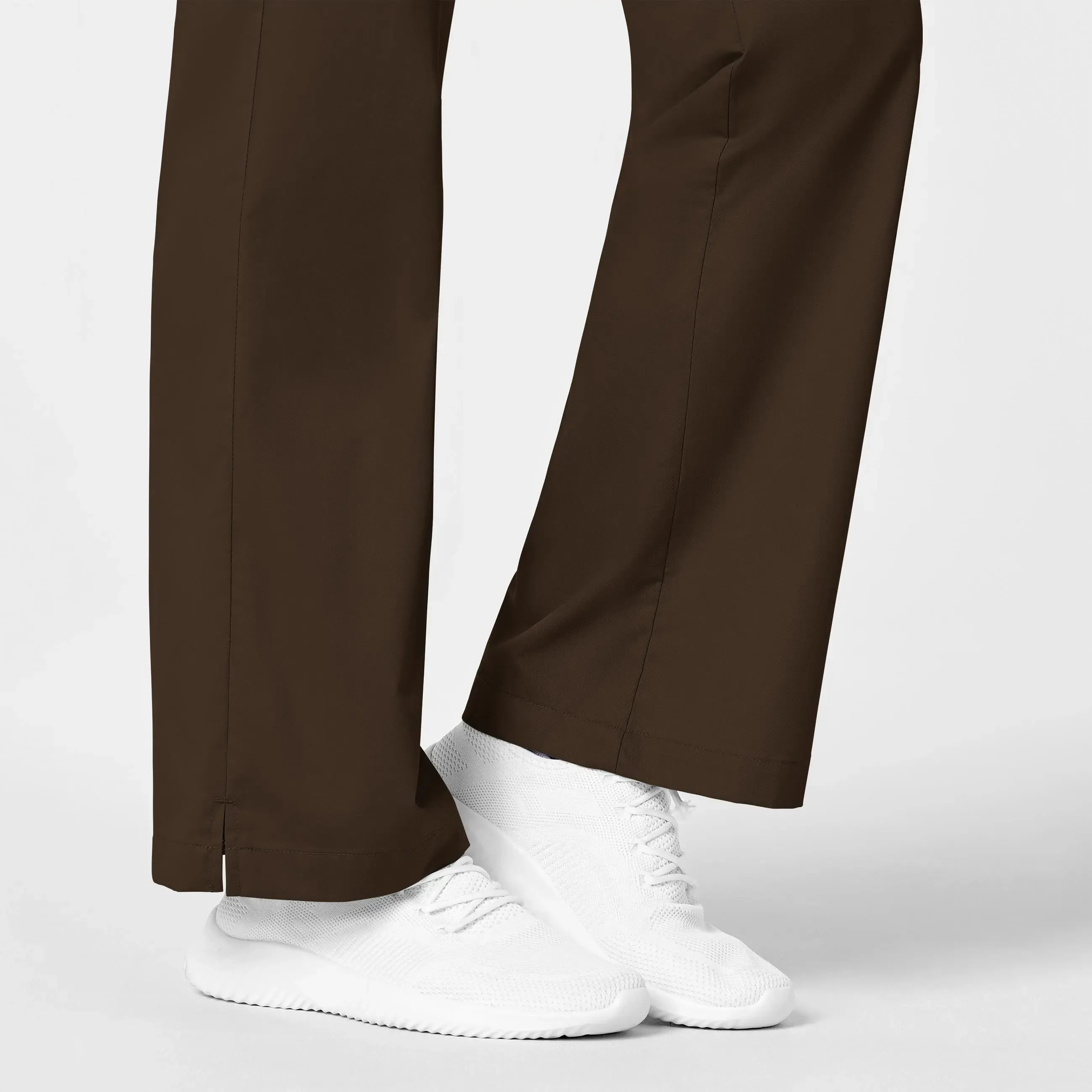 Wink Women's Flare Leg Scrub Pant - Chocolate
