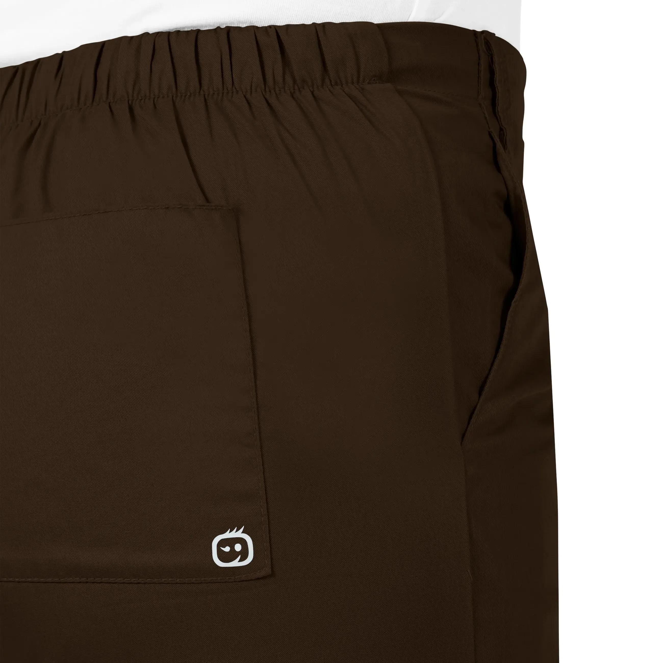 Wink Women's Flare Leg Scrub Pant - Chocolate