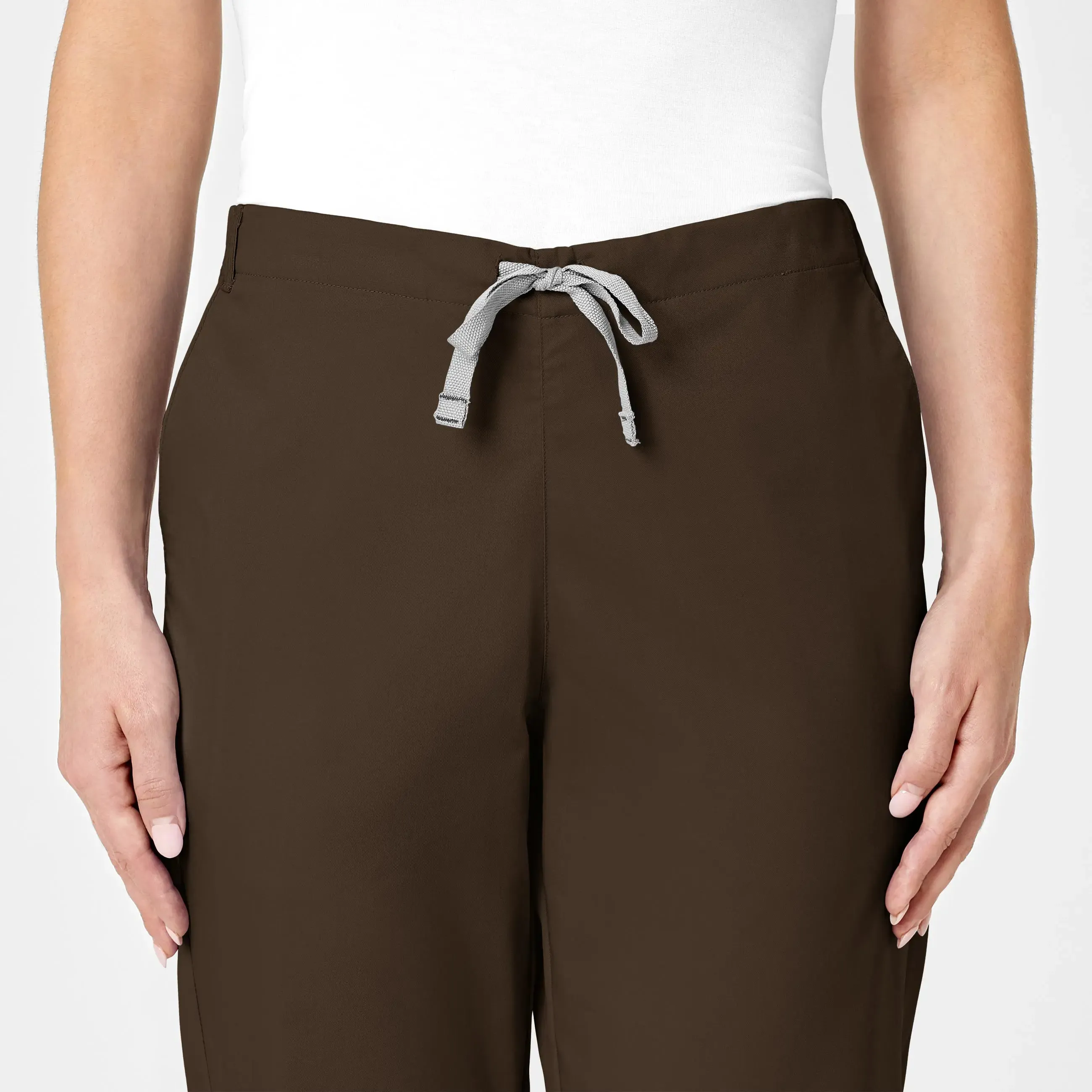 Wink Women's Flare Leg Scrub Pant - Chocolate