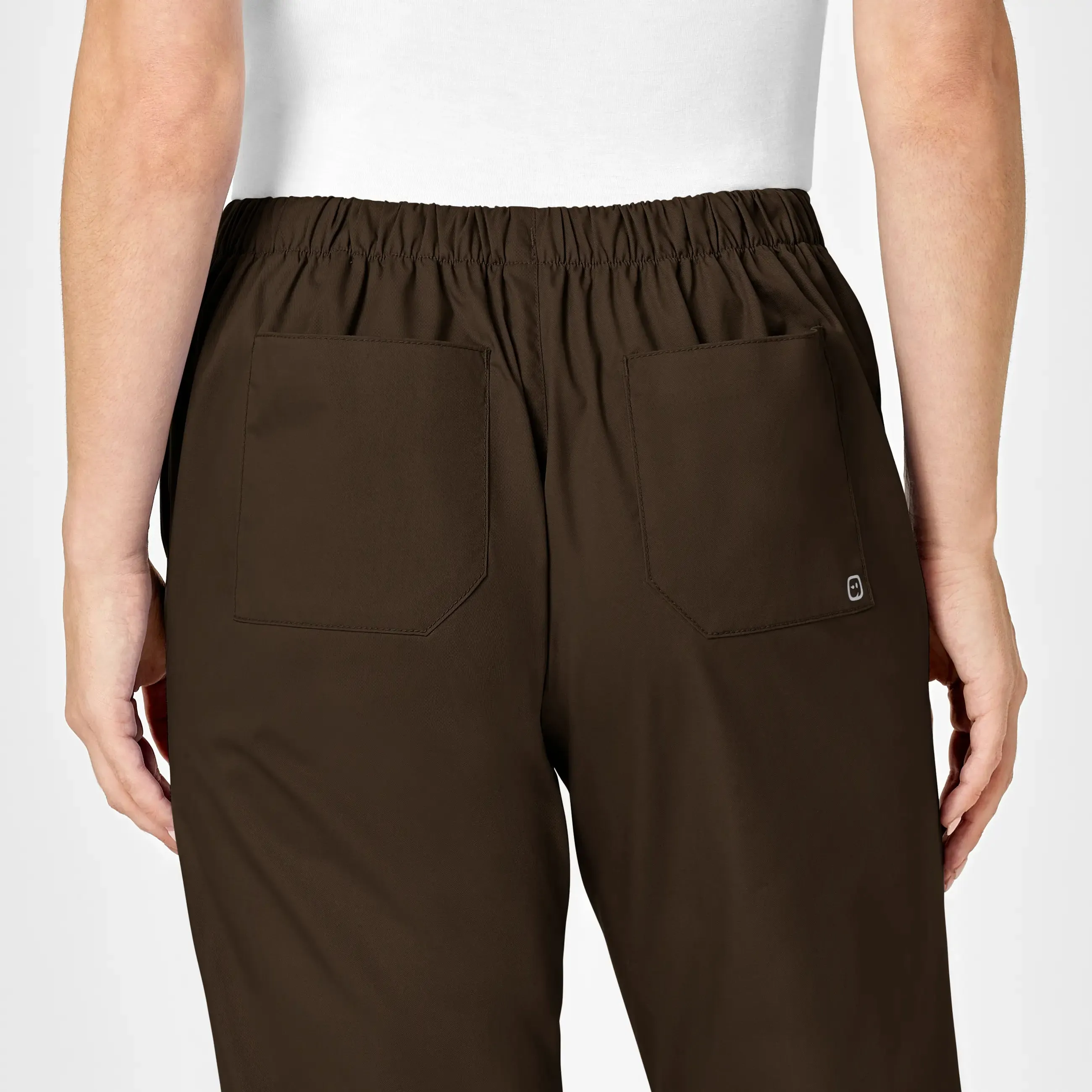 Wink Women's Flare Leg Scrub Pant - Chocolate
